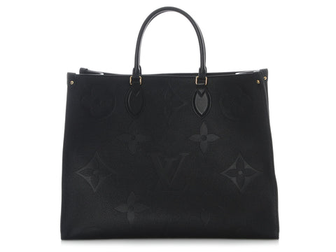 Louis Vuitton Black Giant Monogram Empreinte Onthego