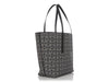 Loewe Navy Anagram Jacquard and Calfskin T Tote Bag