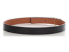 Loewe Black and Gold Anagram Reversible Belt