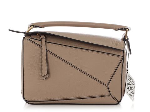 Loewe Small Sand Puzzle Bag