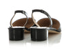 Manolo Blahnik Black Patent Aspro Slingbacks