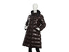 Moncler Brown Long Down Jacket