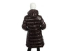 Moncler Brown Long Down Jacket