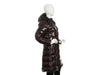 Moncler Brown Long Down Jacket