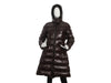 Moncler Brown Long Down Jacket