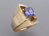 Matthew Hoffman 14K Yellow Gold Tanzanite Ring