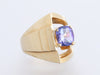 Matthew Hoffman 14K Yellow Gold Tanzanite Ring