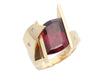 Matthew Hoffman 14K Yellow Gold Rhodolite Garnet Ring