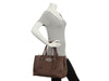 Mulberry Brown Double Zip Bayswater