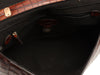Mulberry Medium Cognac Croc-Embossed Lily