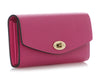 Mulberry Pink Grained Leather Darley Wallet