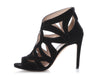 Miu Miu Black Suede Cutout Sandals