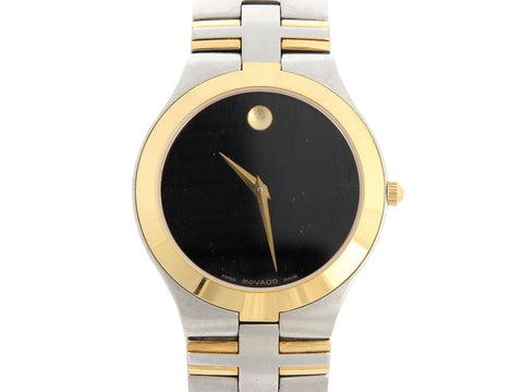 Movado Two-Tone Mens Museum Watch 35mm