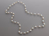 14K Yellow Gold Gray Freshwater Pearl Long Necklace