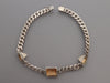 MJ Savitt Two-Tone Pyramid Choker