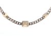 MJ Savitt Two-Tone Pyramid Choker