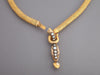 14K Yellow Gold Vintage Snake Necklace