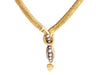 14K Yellow Gold Vintage Snake Necklace