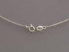 14K White Gold Black Diamond Skeleton Necklace