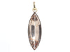 Mimi Favre 18K Yellow Gold and Sterling Silver Rutilated Smoky Quartz Pendant