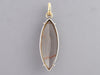 Mimi Favre 18K Yellow Gold and Sterling Silver Rutilated Smoky Quartz Pendant