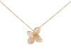Pasquale Bruni 18K Rose Gold Petit Garden Diamond Pendant Necklace