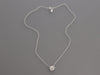 Piaget 18K White Gold Diamond Rose Pendant Necklace