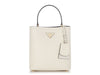 Prada Medium White Saffiano Panier Bag