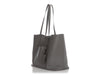 Prada Gray City Calf Shopping Tote