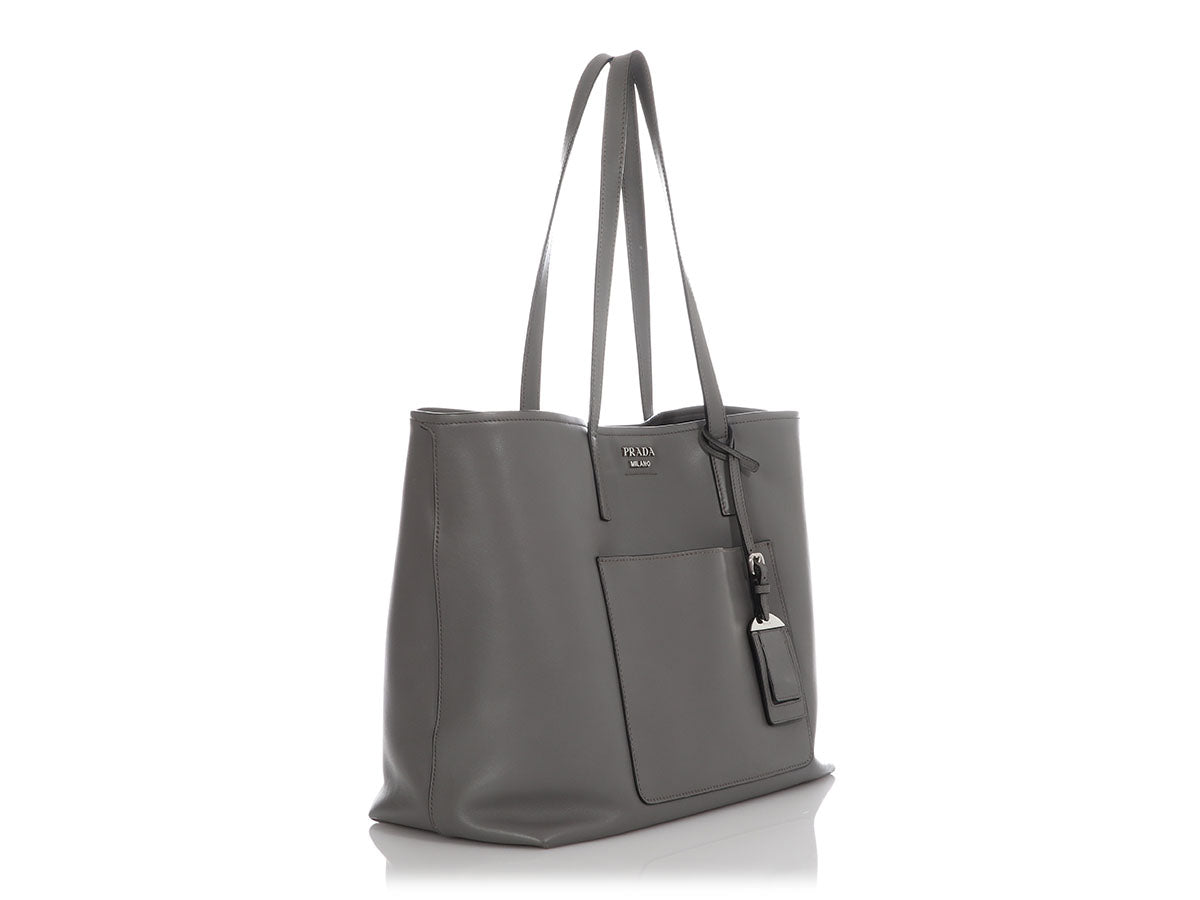 Prada City Calf-Trimmed Tessuto Tote - ShopStyle