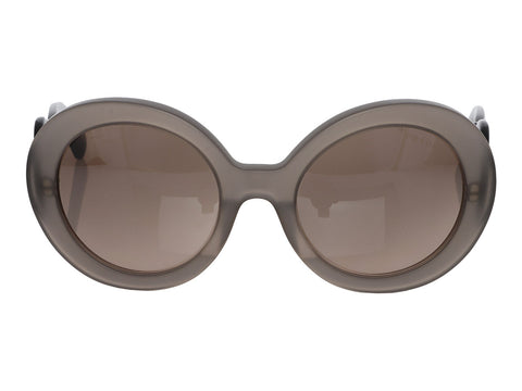 Prada Gray and Black Baroque Sunglasses