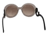 Prada Gray and Black Baroque Sunglasses