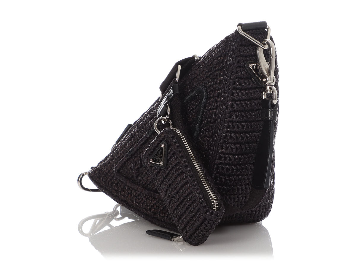 Prada Triangle crochet bag