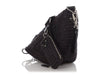 Prada Black Triangle Crochet Bag