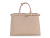 Prada Cream Double Belt Tote