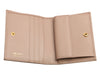 Prada Small Beige Saffiano Wallet