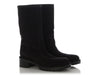 Prada Black Suede Shearling Boots