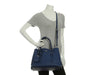 Prada Small Blue Saffiano Double Tote