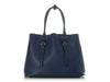 Prada Small Blue Saffiano Double Tote