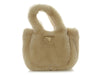 Prada Mini Ecru Shearling Bag