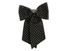 Prada Black Studded Bow Barrette