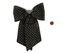 Prada Black Studded Bow Barrette