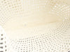 Prada white woven raffia tote