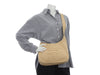 Prada Beige Raffia Crochet Shoulder Bag