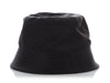 Prada Black Silk Bucket Hat