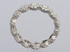Birks 18K White Gold Snowflake Diamond Band Ring
