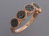 14K Rose Gold Black Diamond Ring