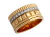 Boucheron Large Two-Tone Quatre Radiant Diamond Band Ring