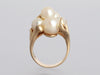 14K Yellow Gold Cultured Pearl Ring