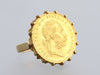 18K Yellow Gold Austrian Ducat Coin Ring